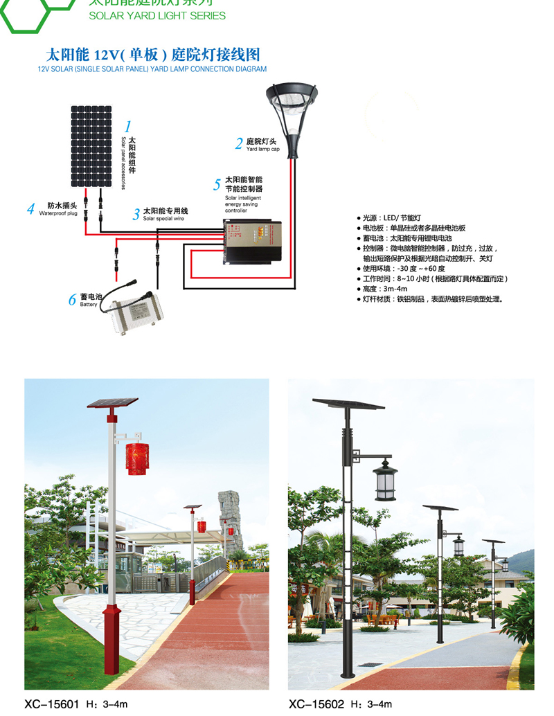 太阳能庭院灯厂家